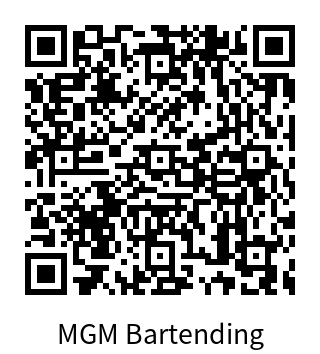 QR Code for MGM Bartending