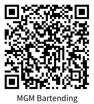 QR Code for MGM Bartending