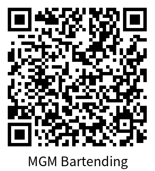 QR Code for MGM Bartending